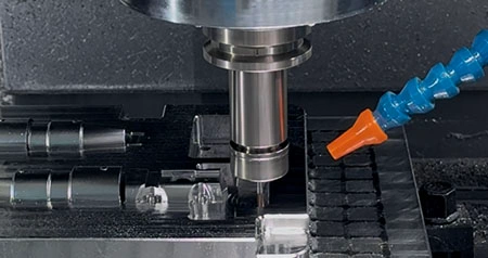 Precision machining process for injection mold manufacturing